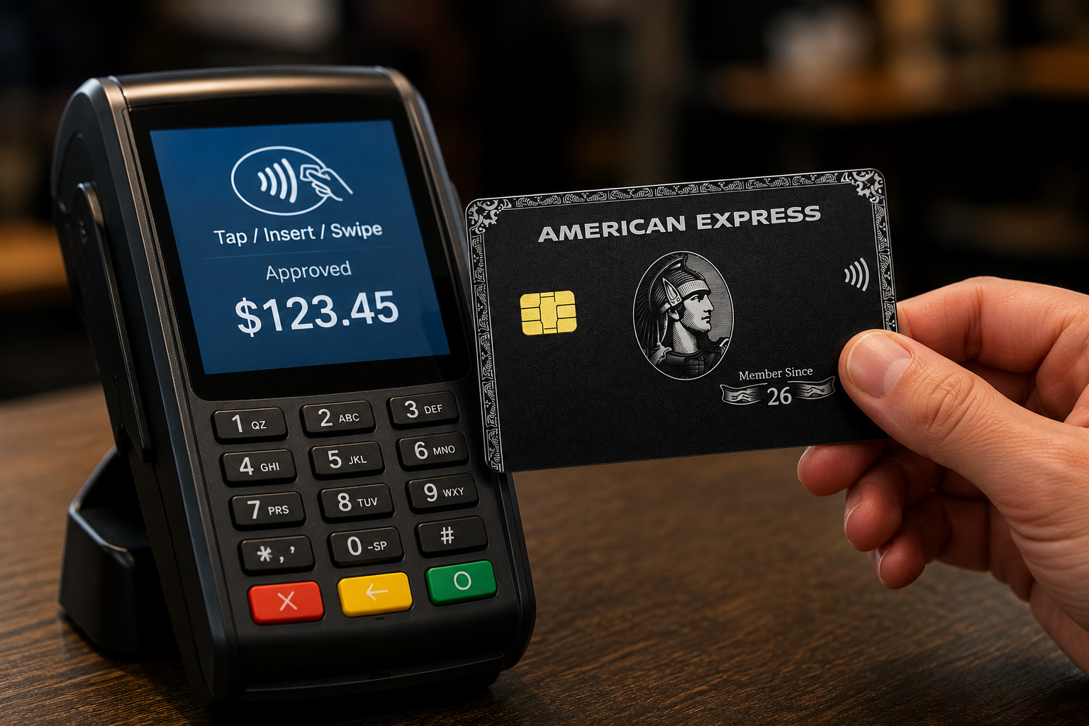 Small Chip Credit Card Skin Amex Black Platinum Vinyl Decal Sticker