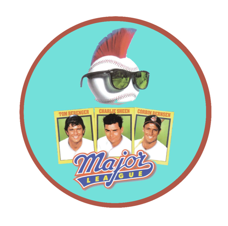 Movie – Major League (Cast) – 4" Handmade Vinyl Decal Car Laptop Cooler Truck