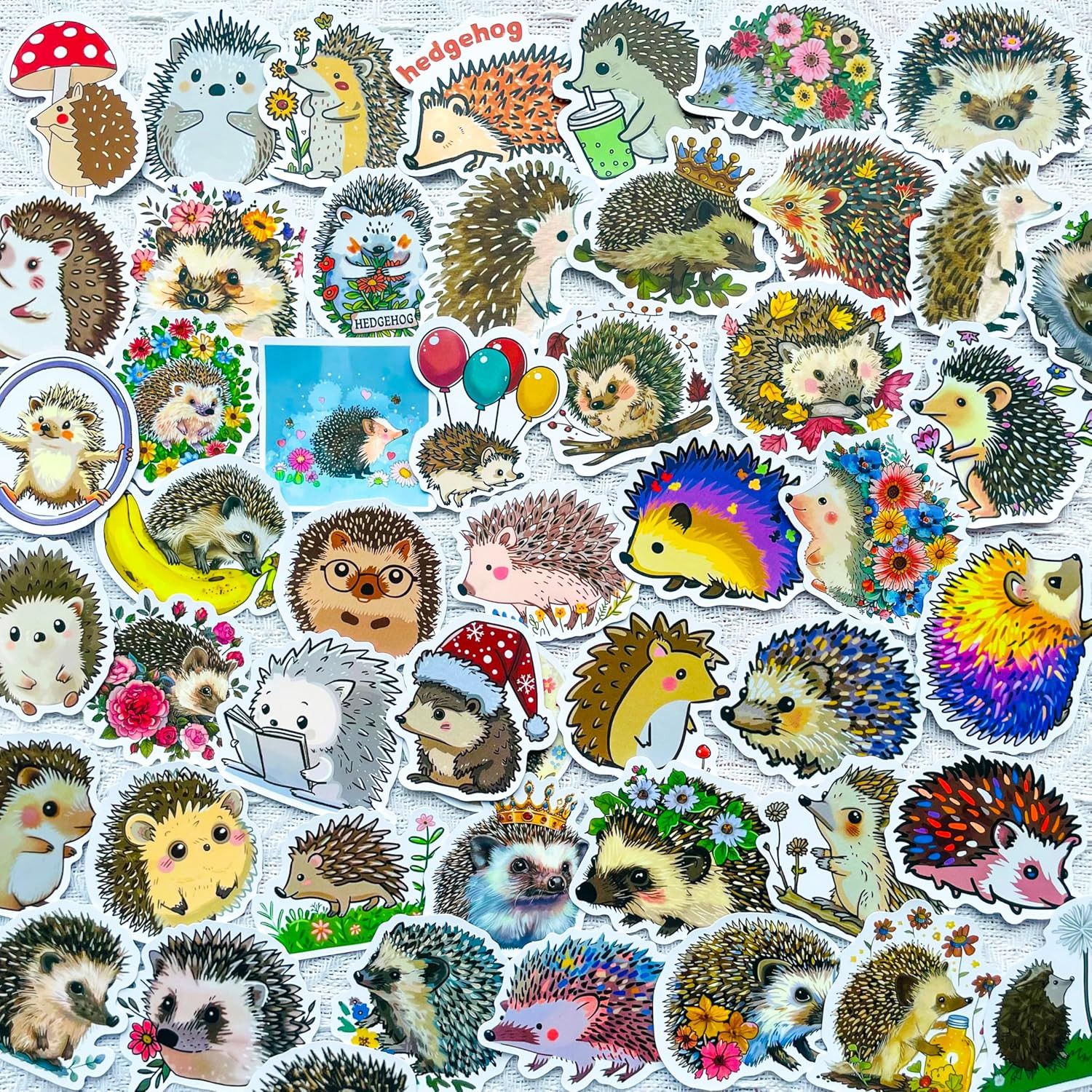 50pcs Reptile & Amphibian Stickers – Waterproof Vinyl Lizard, Gecko, Frog, Snake