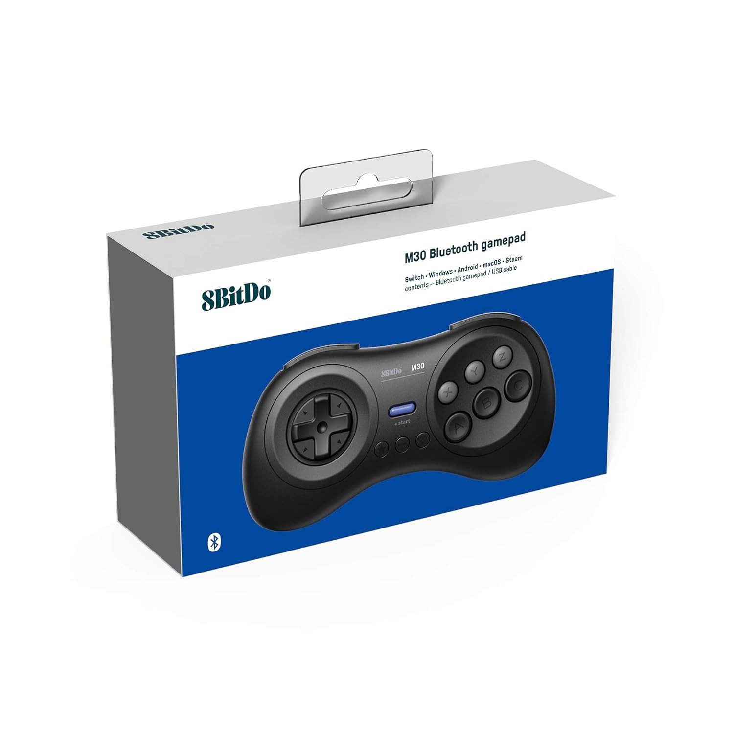 M30 Bluetooth Controller for Switch, Windows and Android, 6-Button Layout for…