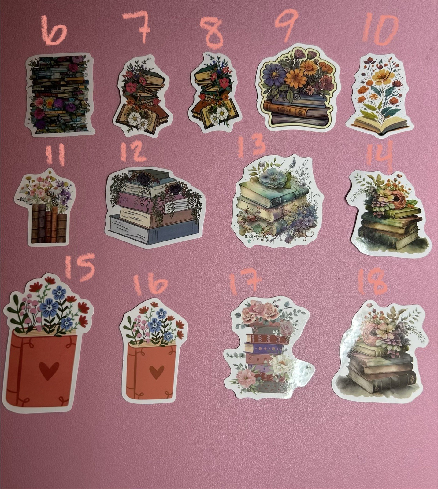 Book Stack Reading Books Stickers
