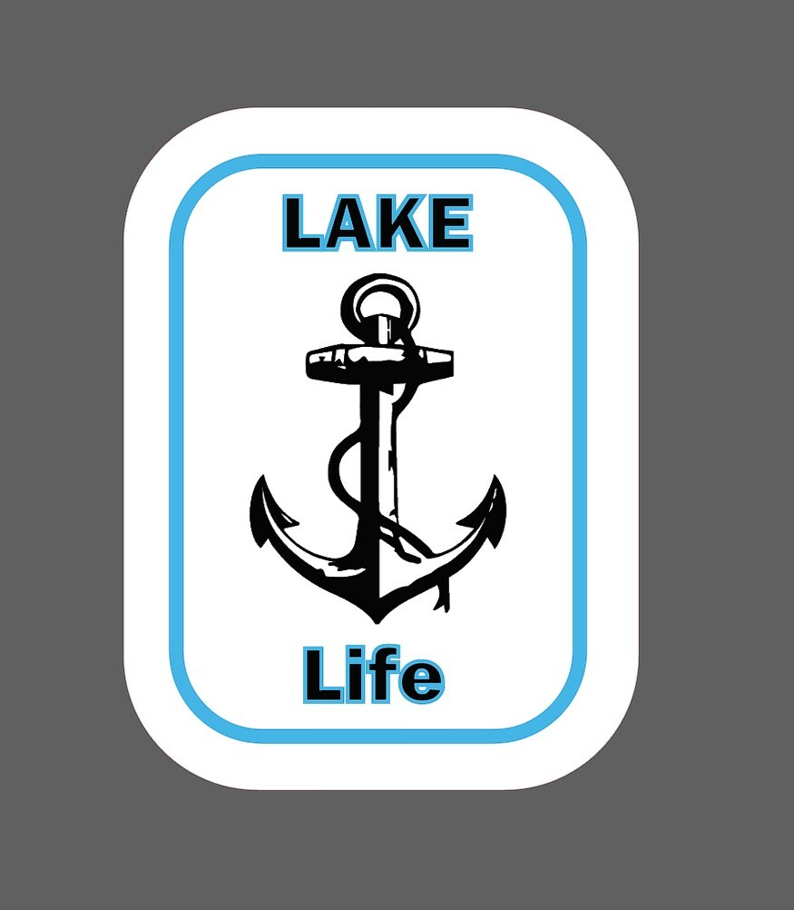 Lake Life Sticker Anchor Waterproof – Buy Any 4 For $1.75 Each Storewide!