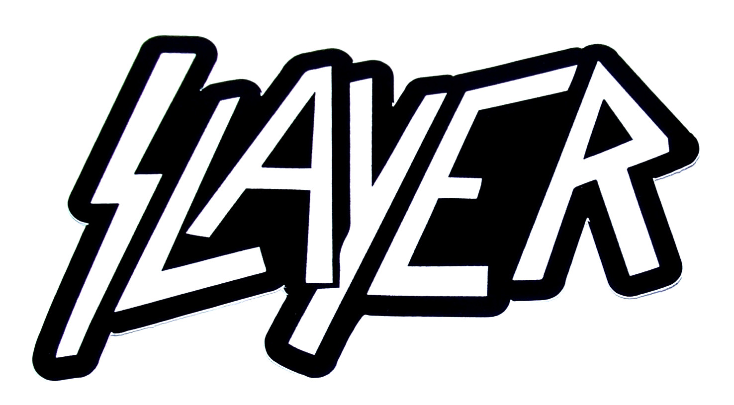 SLAYER – Logo LARGE Die Cut Sticker Decal Official Heavy Metal Music Band