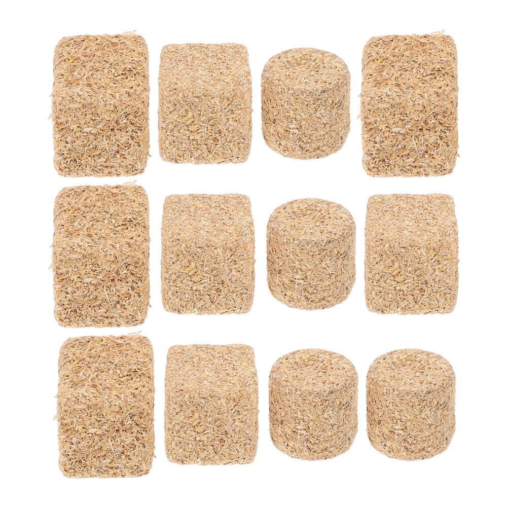 Mini Cylinder Bales Cube Bales Rectangular Bales Mini Hay Bales for Scene Decor