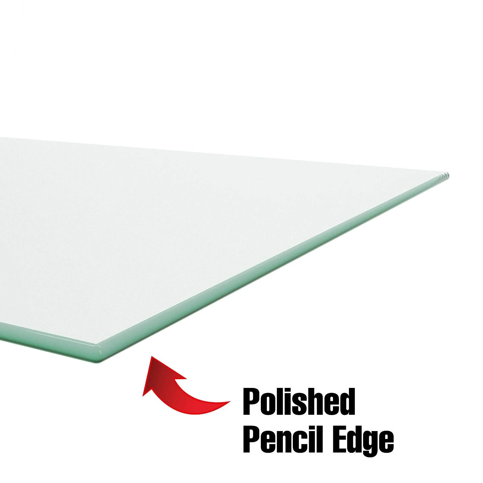 12"W X 36"L Tempered Glass Shelves Econoco SHGL1236 (Pack Of 5)
