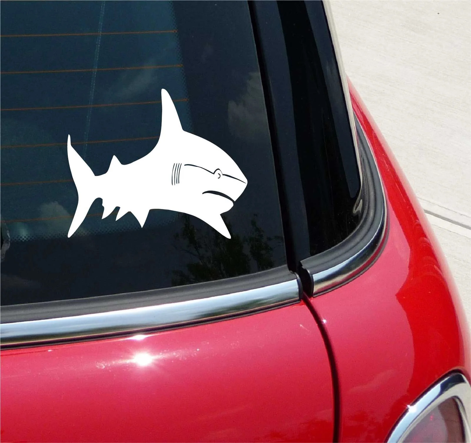 SHARK SHARKS OCEAN GRAPHIC DECAL STICKER ART CAR WALL DECOR