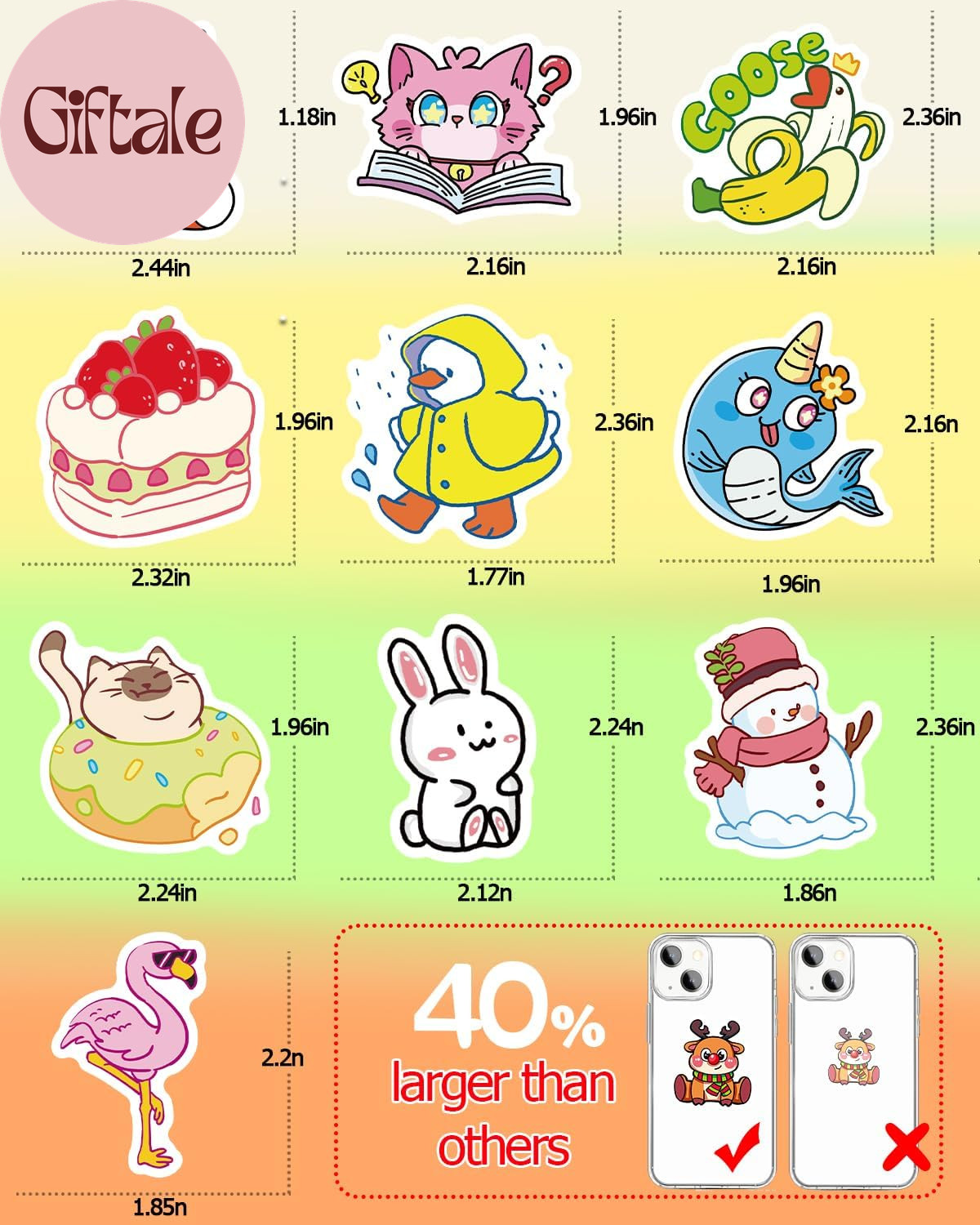 Stickers for Kids, 600Pcs Cute Water Bottle Stickers for Teens, Vinyl Waterproof