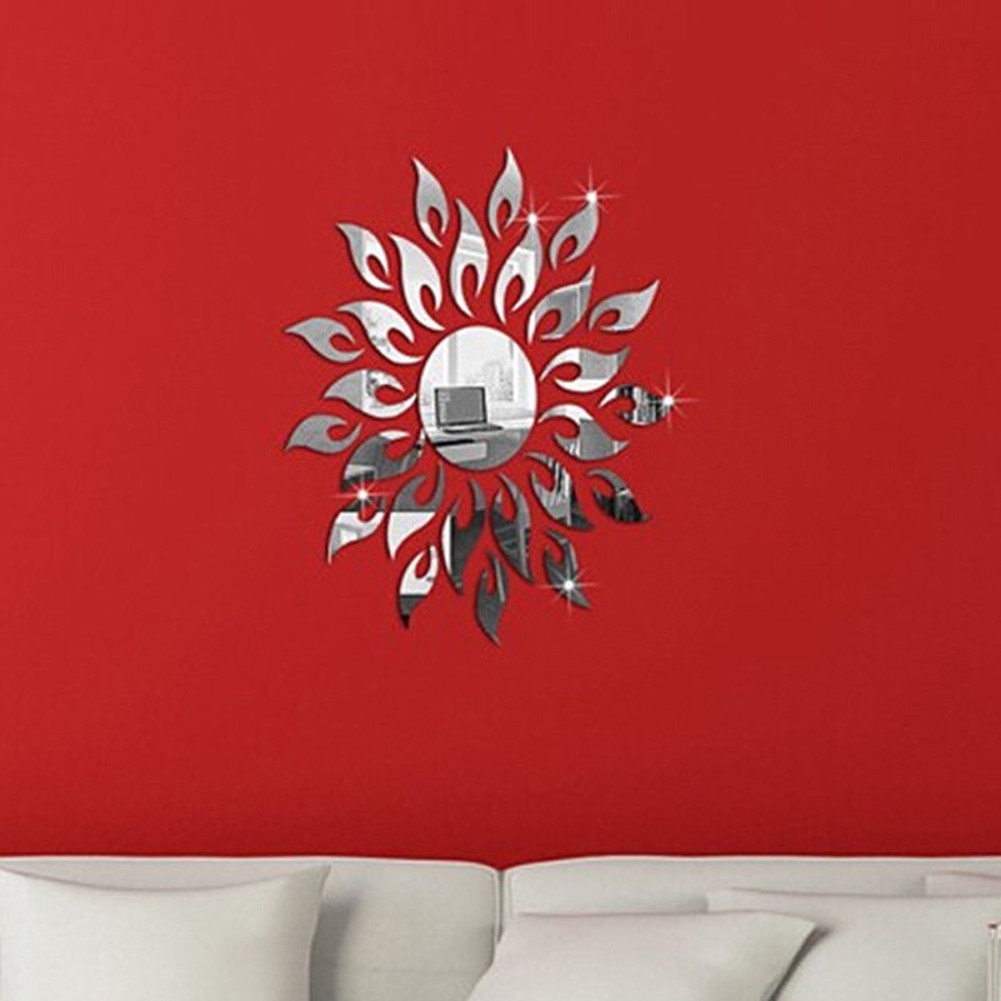 Mirror Easy To Apply And Remove Multiple S Mural Decal Visual Interest