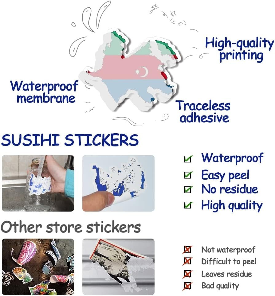 Colorful 50-Piece World Flag Stickers – Perfect for Gifts & Classroom Rewards