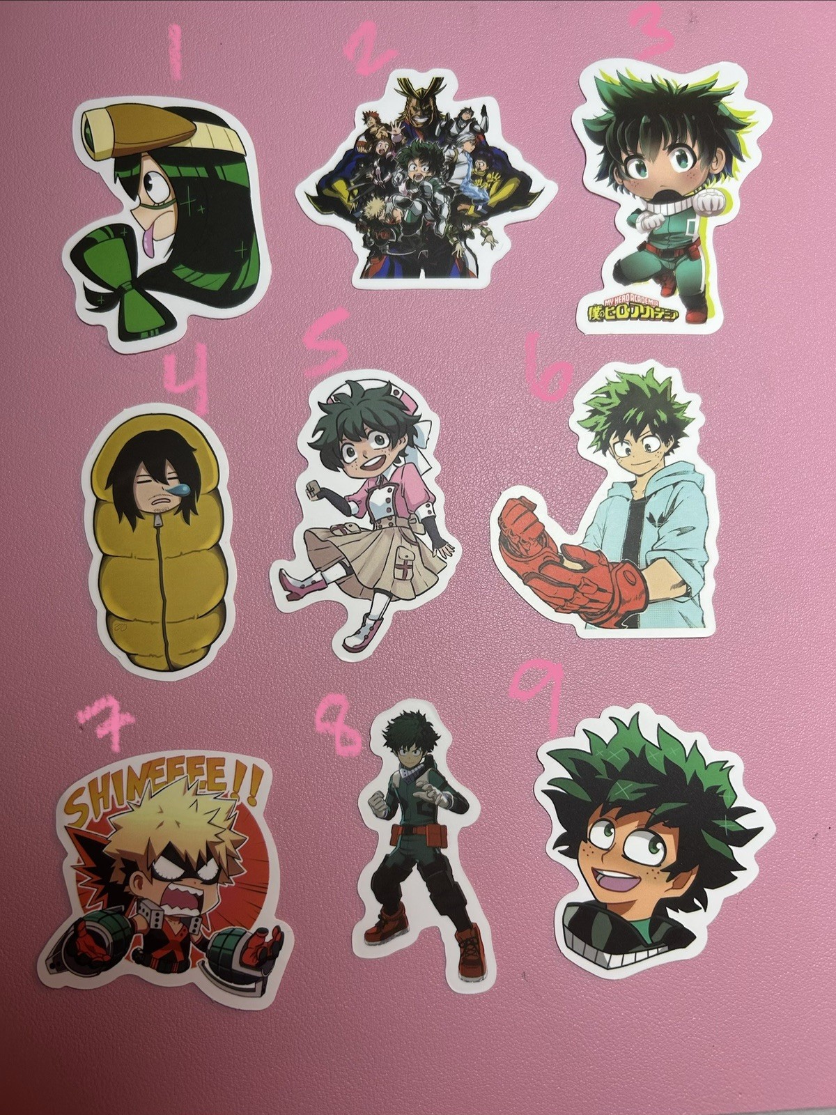 My Hero Academia And More Anime Stickers