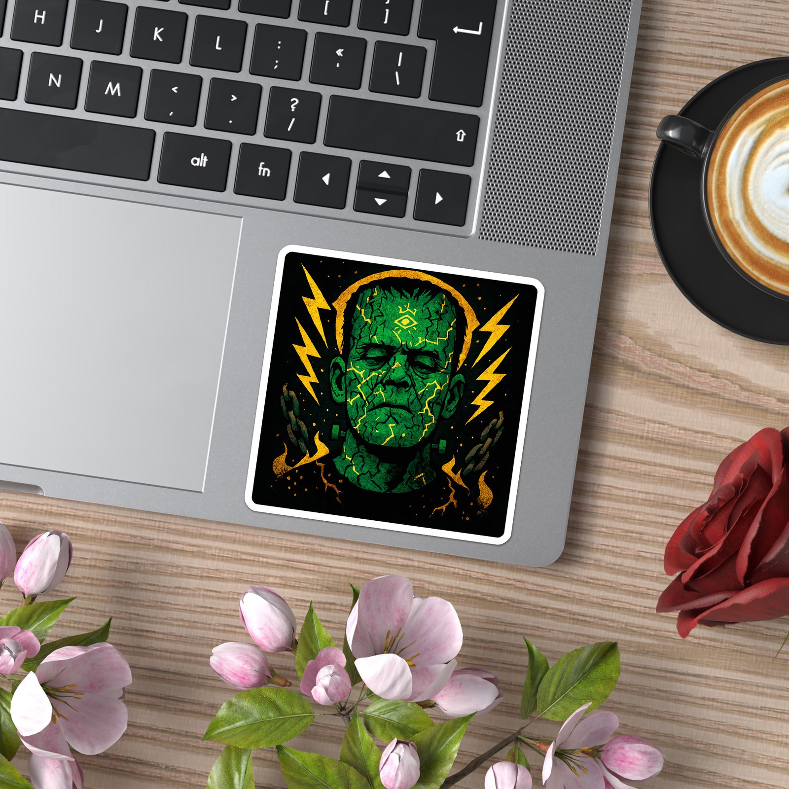 Electric Frankenstein's Monster – Vinyl Decal Sticker – Car Window – ebn20012