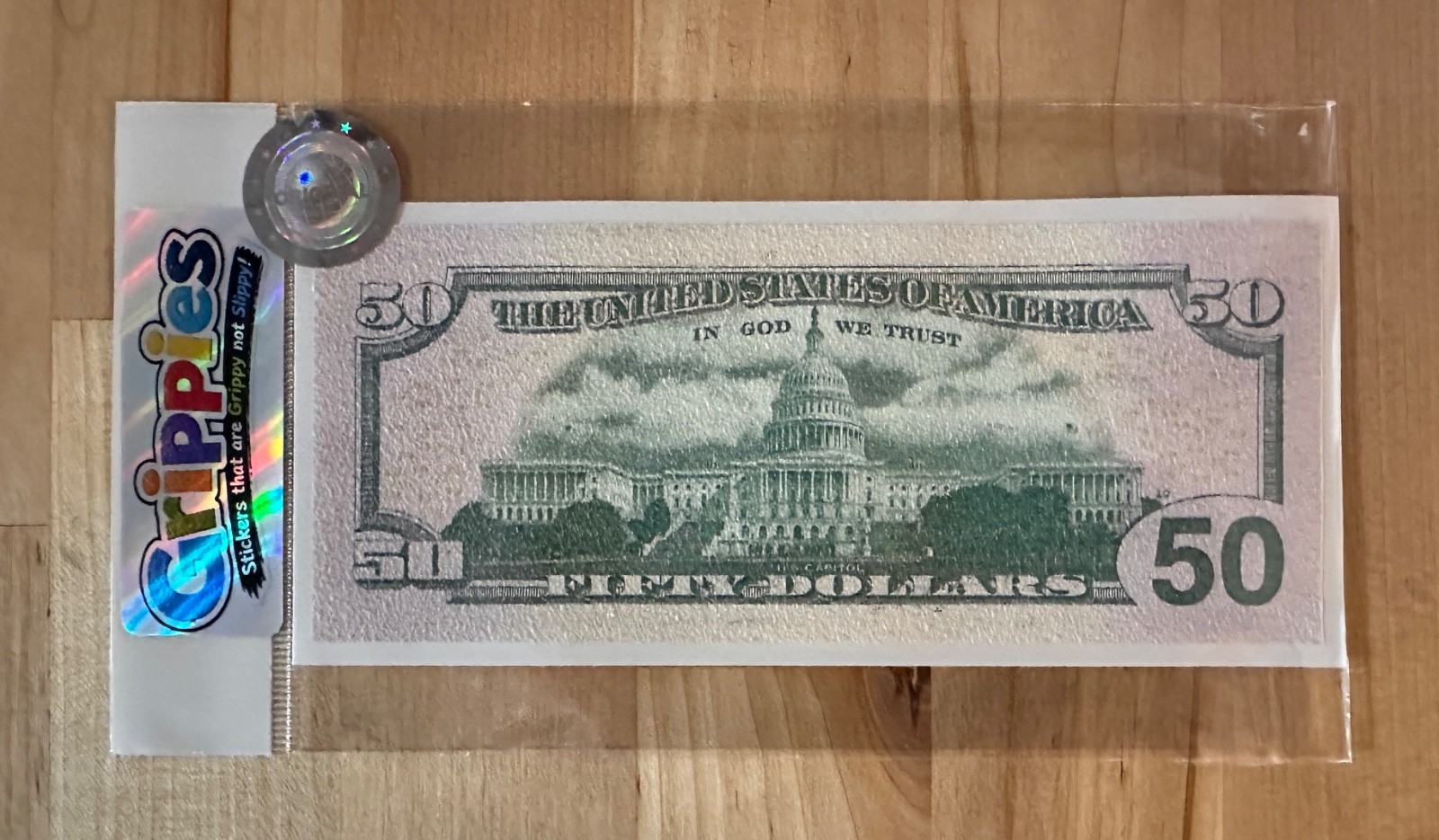 Money Sticker $100 Wall Poster and Floor Decal