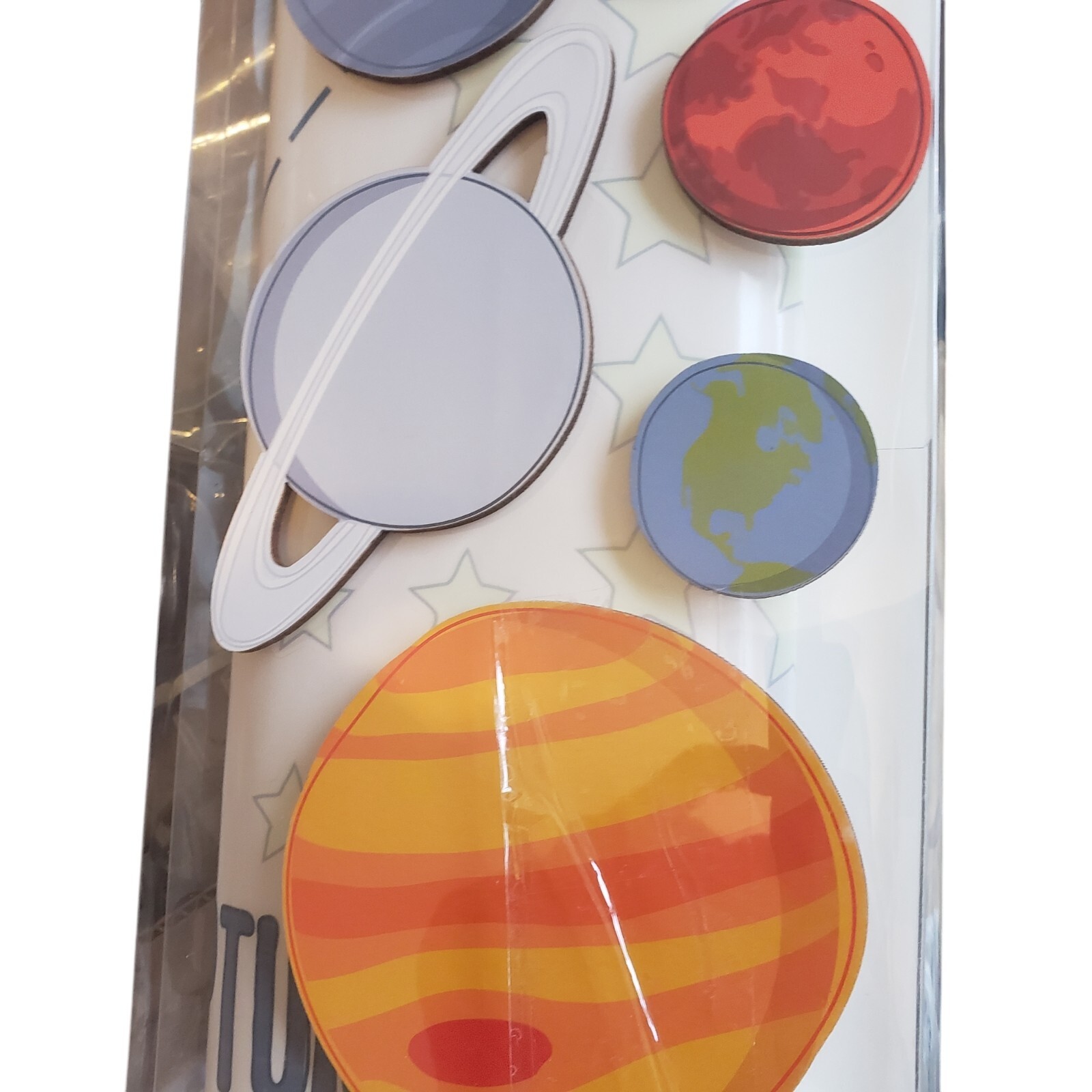 3D Glow in The Dark Solar System Wall Decals Wall Stickers Planet Ceiling 4×4 ft