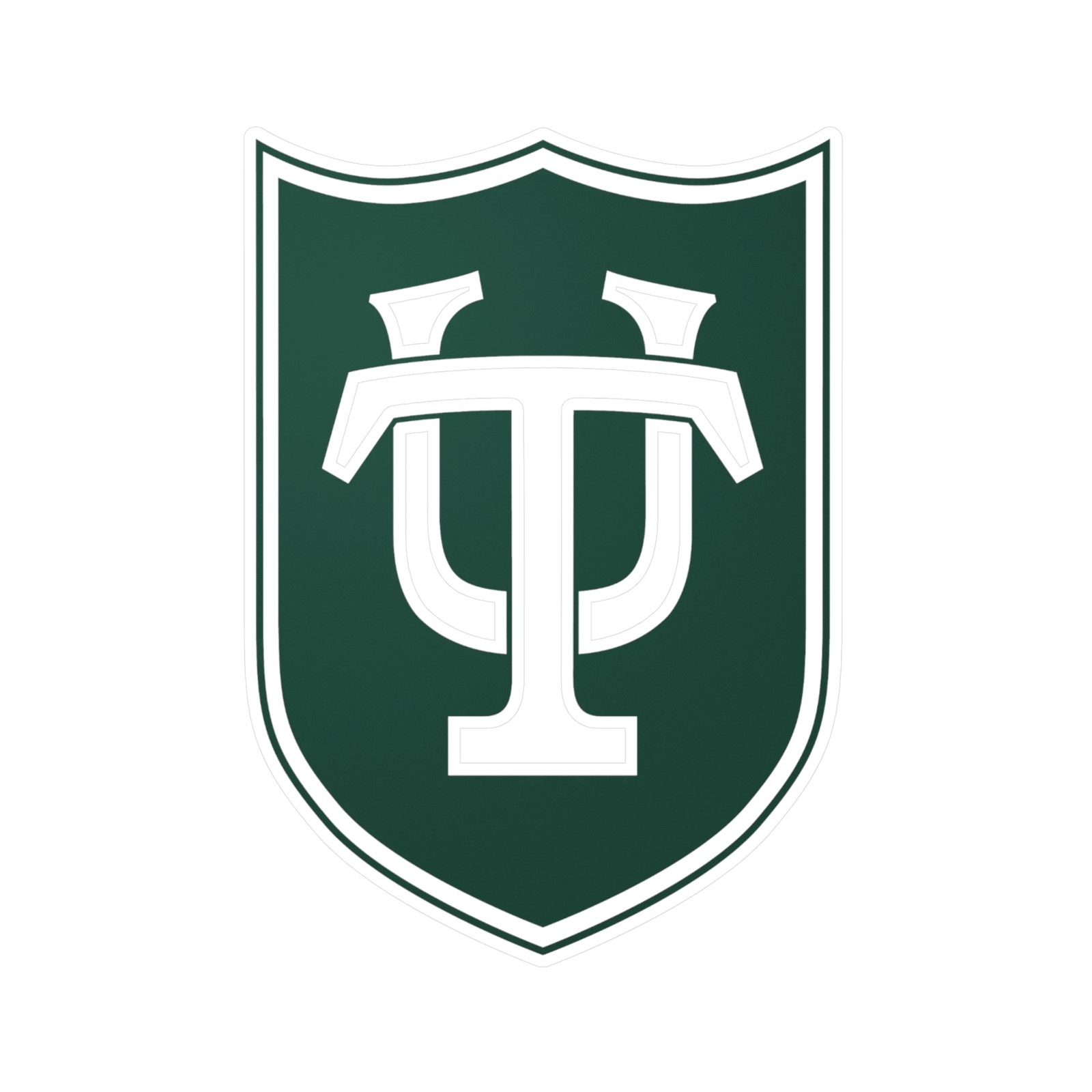 Tulane University Green Wave Kiss-Cut Vinyl Decals, Cell, Skate, Laptop