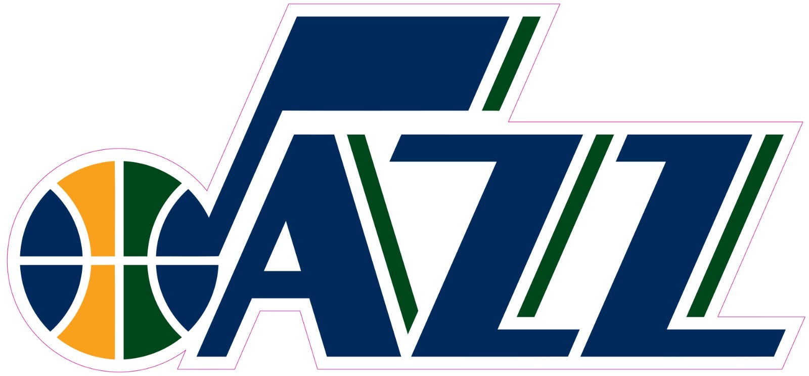 Utah Jazz Basketball Vinyl Decal Sticker Car Truck Bumper Tumbler Mug
