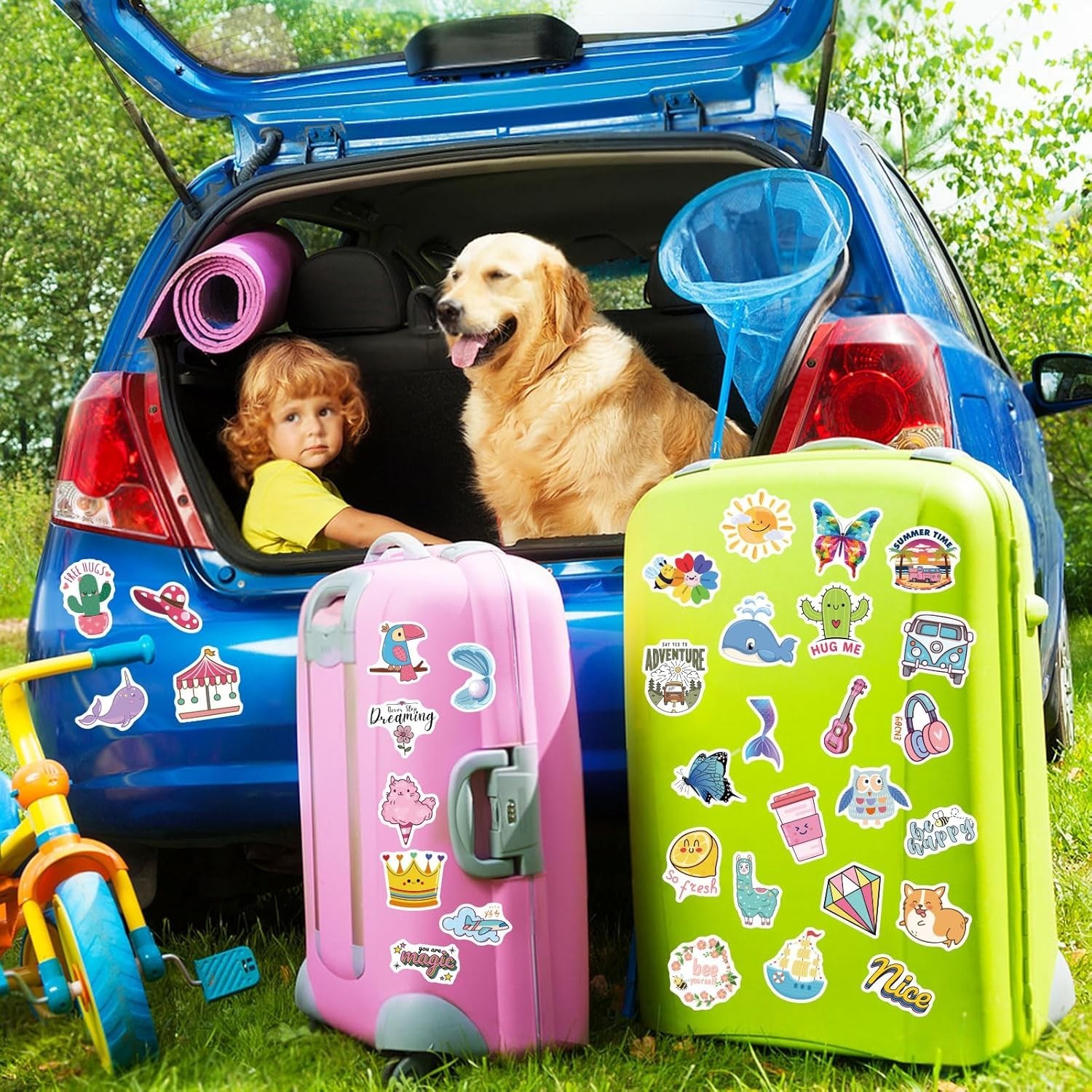 200 PCS Cute Stickers for Kids,Water Bottle Sticker Pack for Teens Girls Boys…
