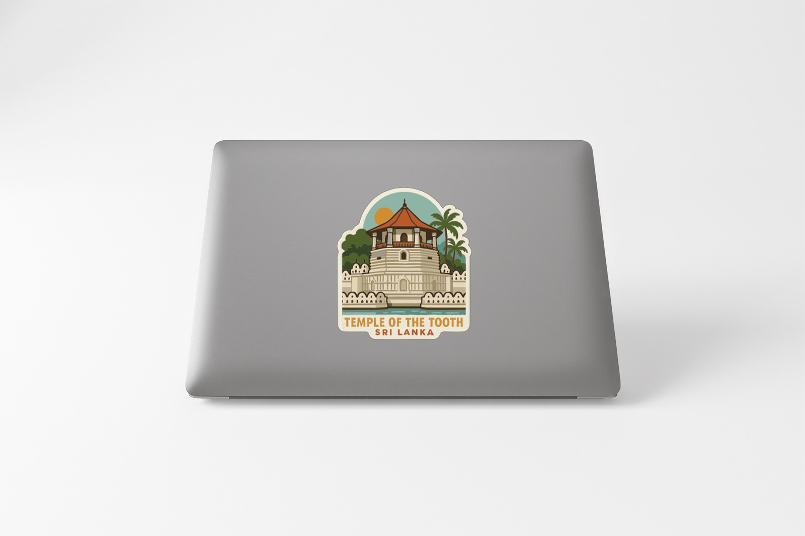 Temple of the Tooth Sri Lanka Sticker Decal Vinyl Die-Cut Symbolic Landmark