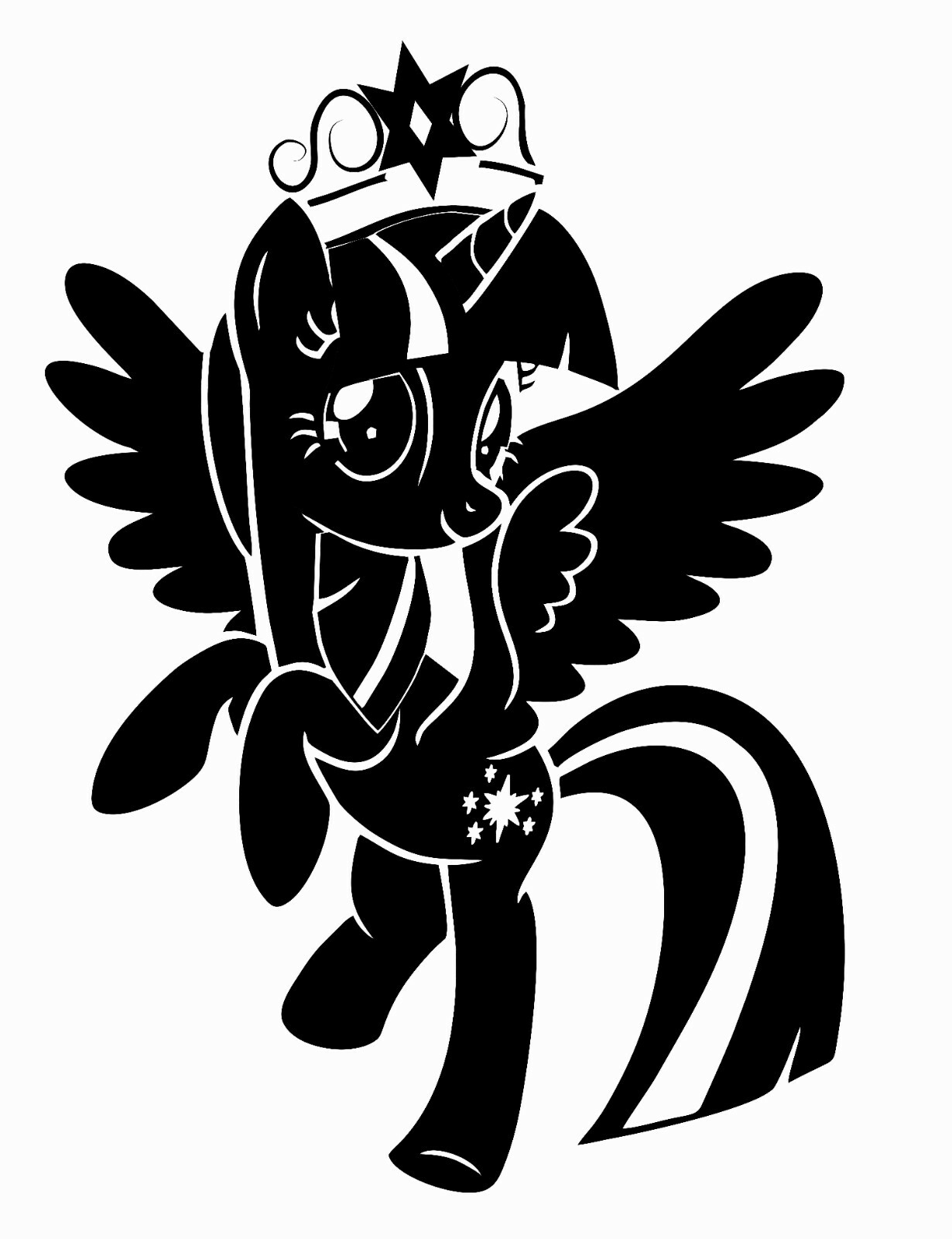 Twilight Sparkle My Little Pony Wall Decal – Vinyl Kids Bedroom Decoration 20×26