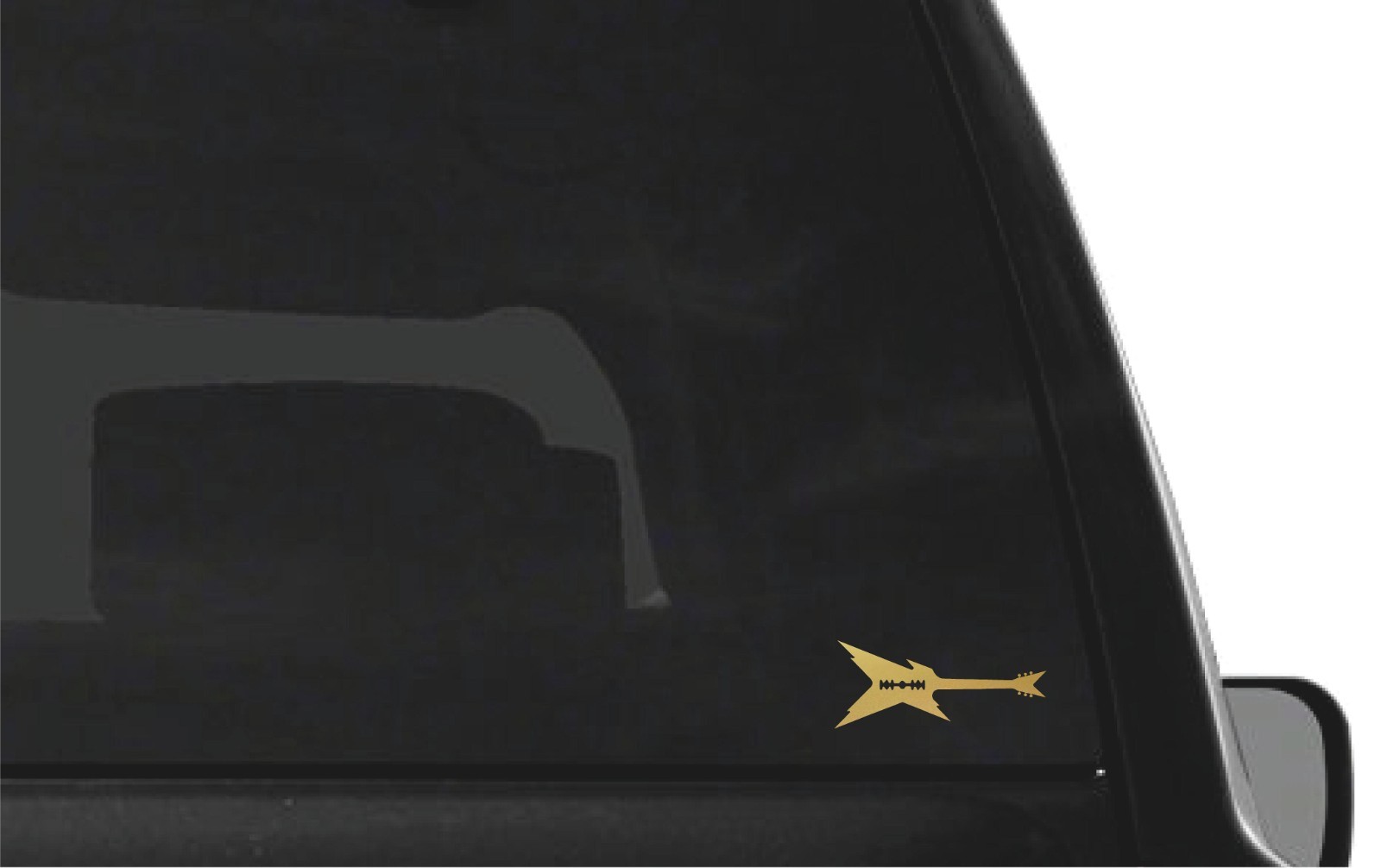 Guitar Vinyl Decal Window Laptop Sticker