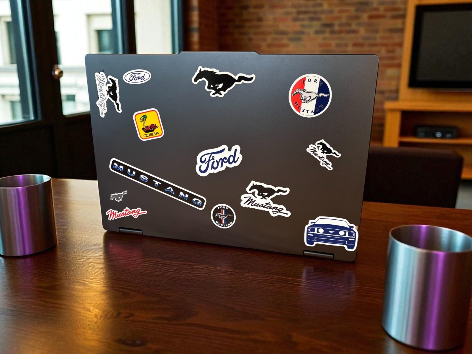 Ford Mustang 12-Decal Sticker Sheet | 6"x 8" Indoor/Outdoor Vinyl | Made in U…