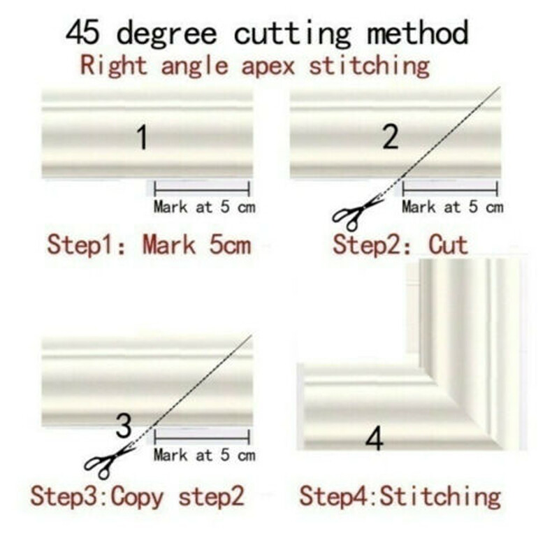 15FT Waterproof 3D Wall Border Wall Paper Decor Sticker Self-adhesive Kitchen