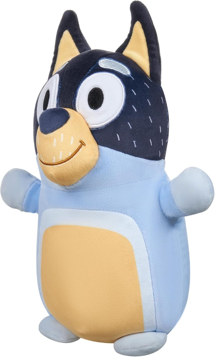 Squishmallows Original Bluey 10-Inch Bandit HugMees – Medium-Sized Ultrasoft Off