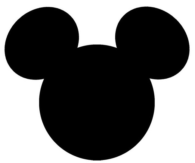 (8) compatible Mickey Mouse Disney Die-cut Vinyl Decal Sticker Logo Ears Shape