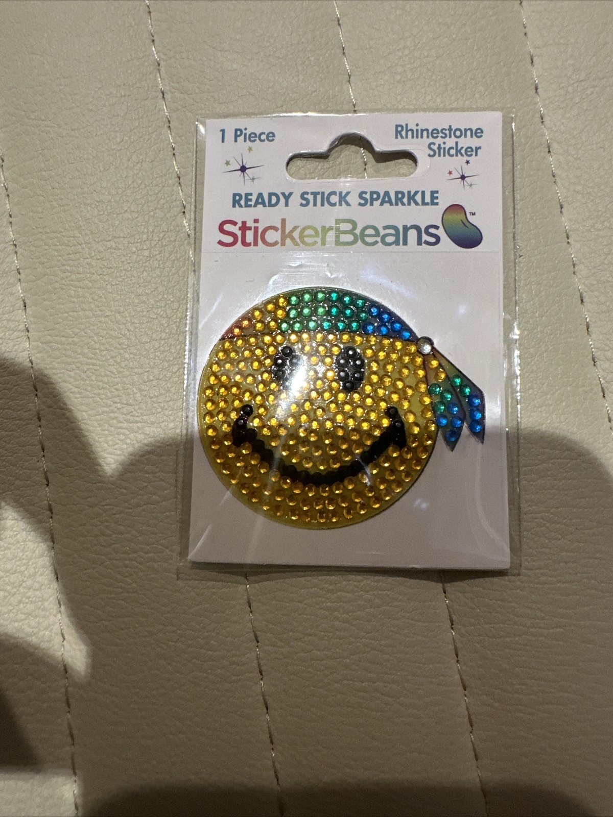 NEW StickerBeans Hippie Smiley 2” Sticker