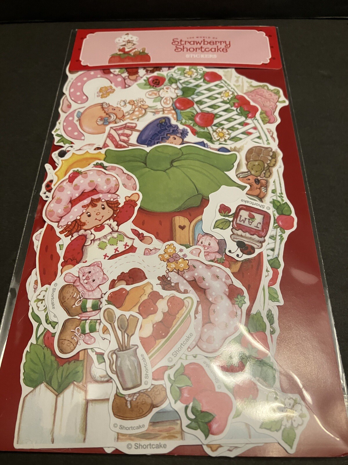 Strawberry Shortcake Matte Retro Vintage Design Stickers Pack Of 40 New