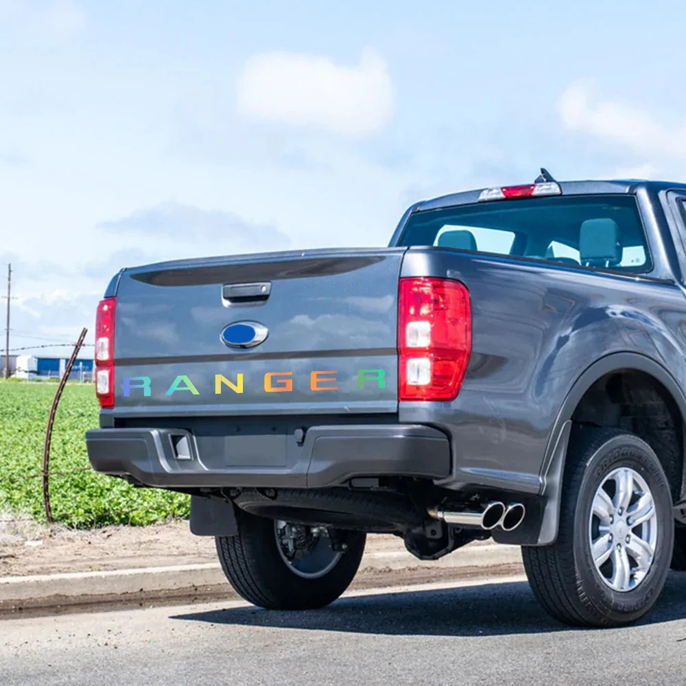 Tailgate Insert & Indent Letter Decal for Ford Ranger (2019–2021) | Vinyl Truck