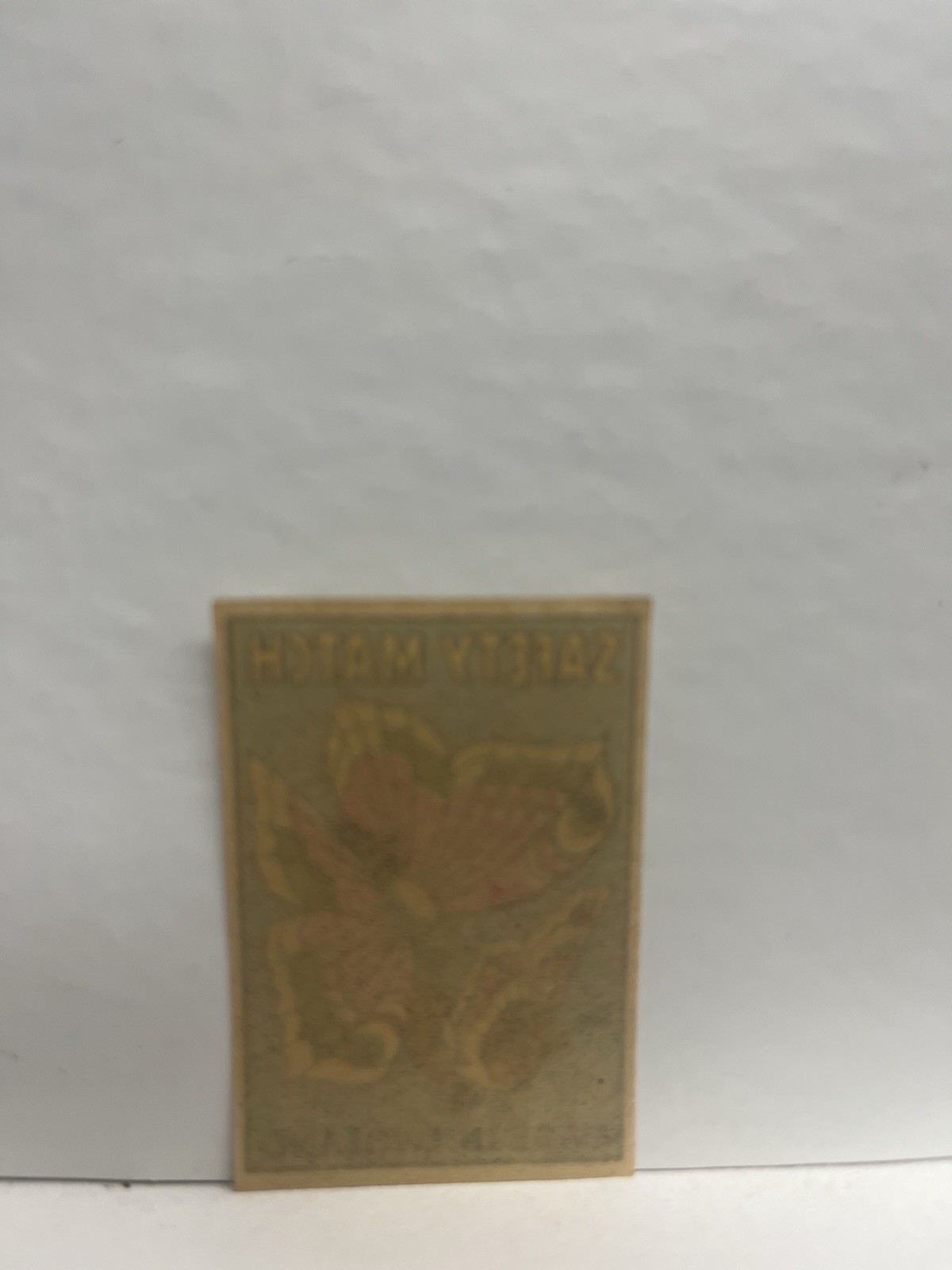 Butterfly Safety Matches Mini Label 1.5 x 2.5 Made in England