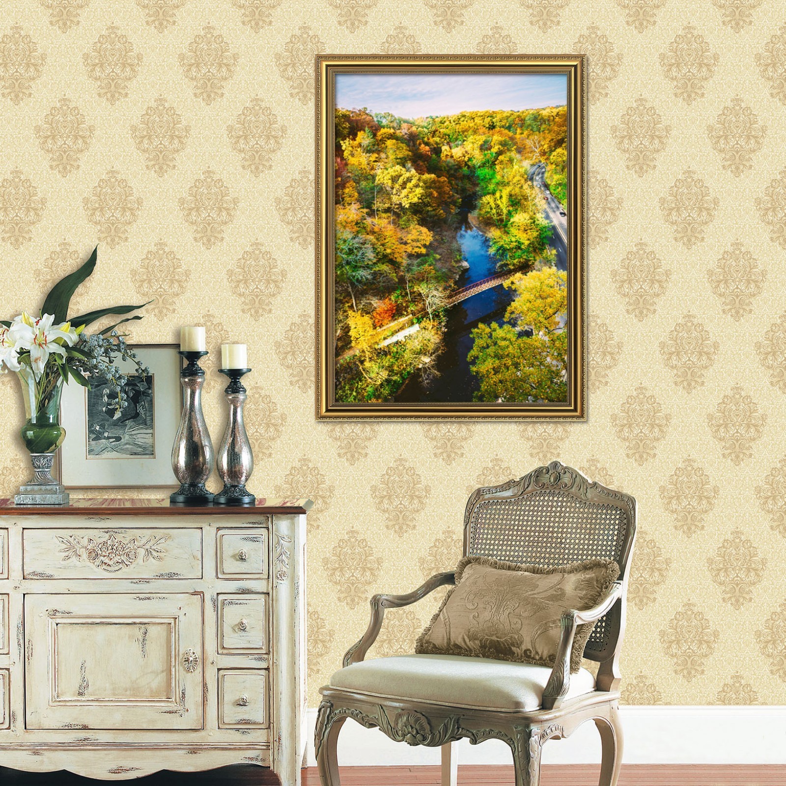 3D Grove View 565 Fake Framed Poster Home Decor Print Painting Unique Art