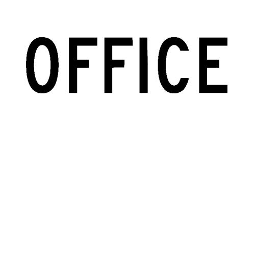 Office Entrance Sign Sticker for Door Wall Window Art Decor Vinyl Decal Sign