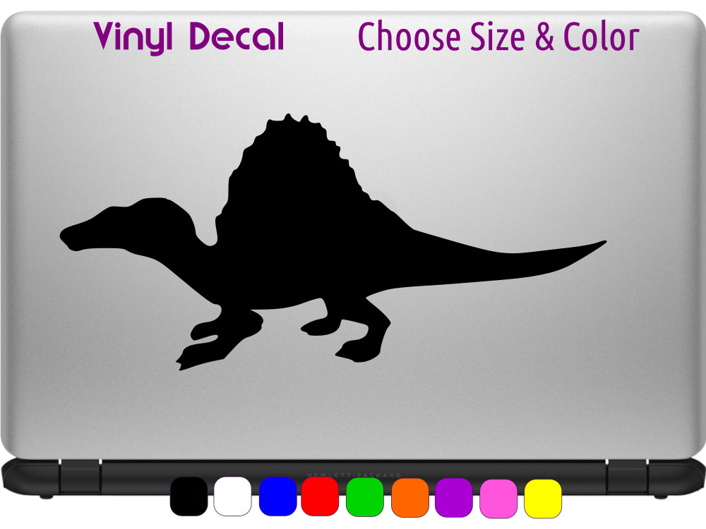 Spinosaurus Jurassic Park Dinosaur Decal Laptop Window Sticker CHOOSE SIZE COLOR
