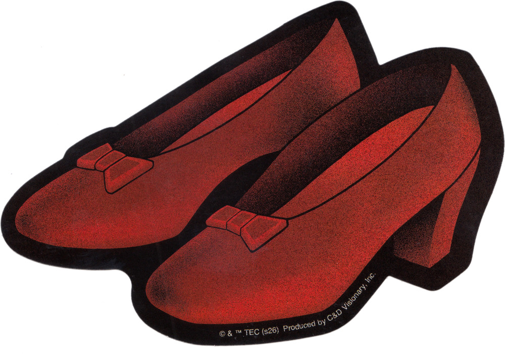 Sticker – The Wizard Of Oz Dorothy Ruby Slippers 1930s Fantasy Children's Movie