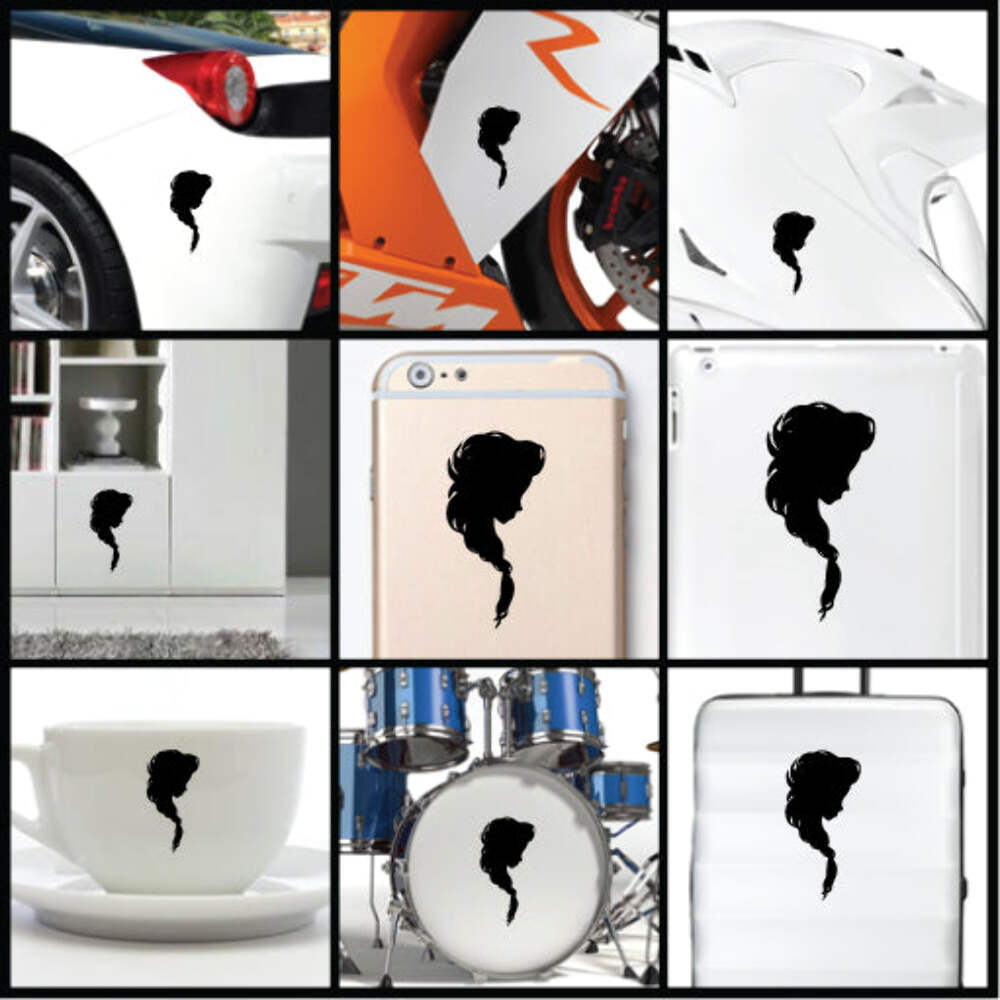 Princess Elsa Frozen – Vinyl Decal Sticker for Wall, Car, iPhone, iPad, Laptop