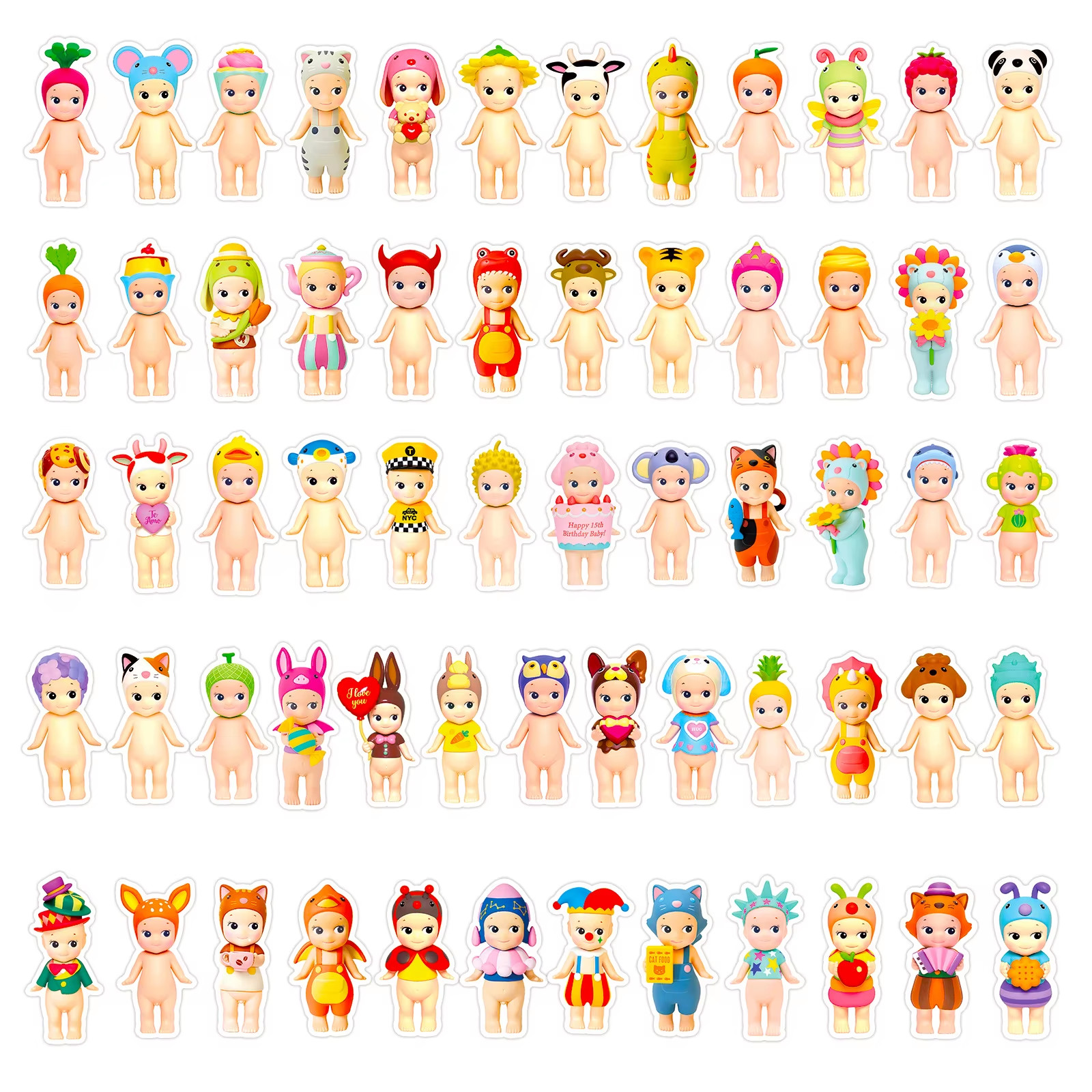 60 Pc Sonny Angel Stickers Cute Kawaii Decoration US Shipping