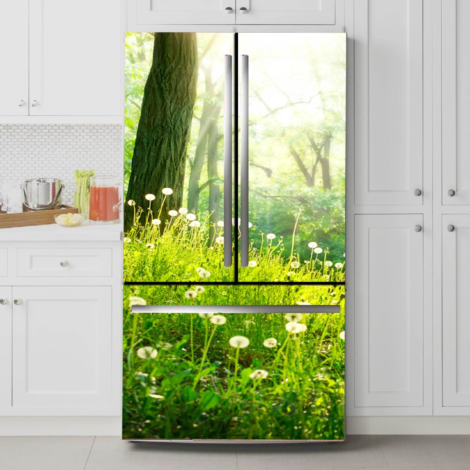 Elegant Refrigerator Cover for Contemporary Homes