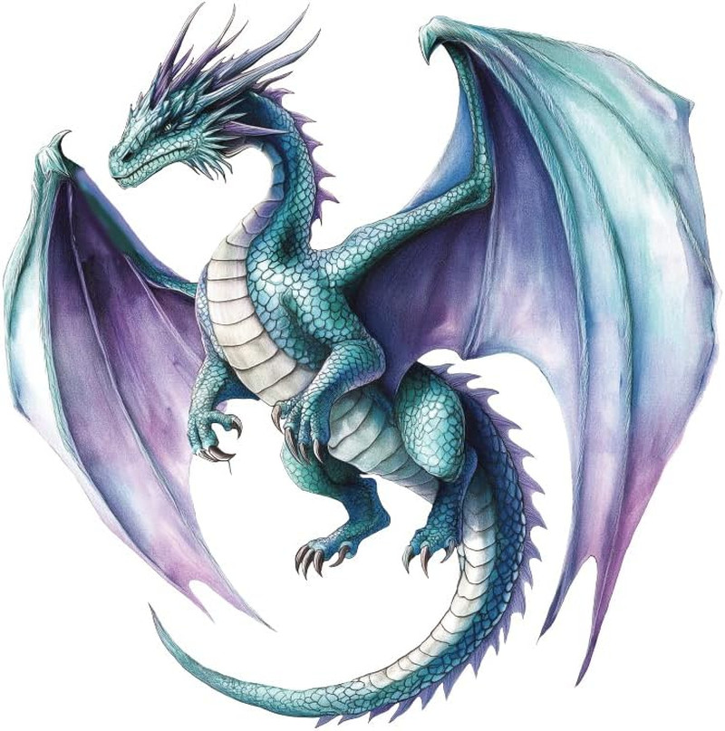 Colorful Flying Dragon Wall Stickers Vinyl Art for Kids Room Nursery Decals