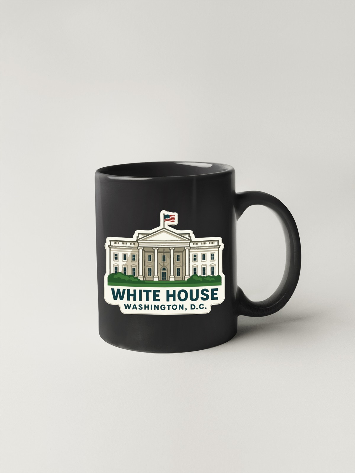 White House Washington DC Sticker Decal Vinyl Die-Cut Symbolic Landmark Design