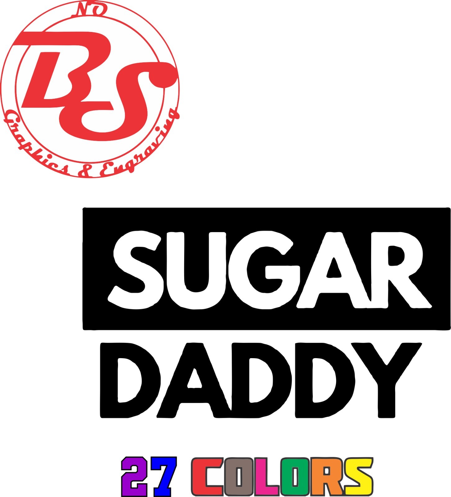 6" Sugar Daddy Decal Offensive Funny Rude Humor Adult Booty Joke JDM Meme noBS