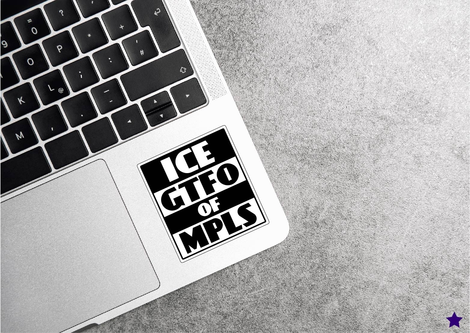 Ice GTFO of MPLS Decal Sticker Anti Ice Get Out of Minneapolis Protest Trump