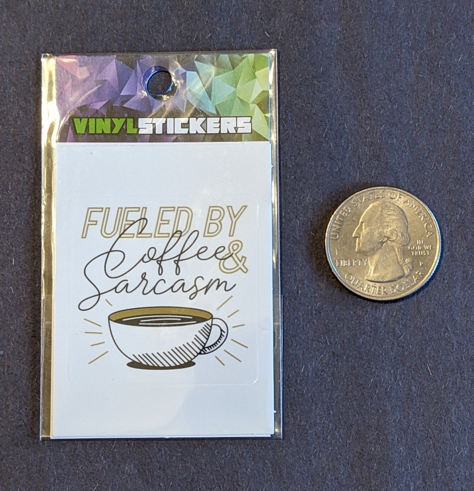 The Beard Abides Vinyl Sticker UV & Weather Resistant 1.13/16 x 2.5 inches