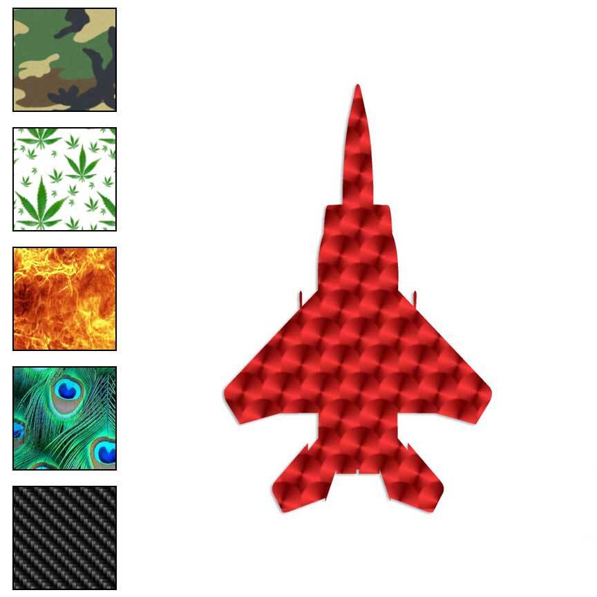 F15 Jet Airplane, Vinyl Decal Sticker, 40 Patterns & 3 Sizes, #855