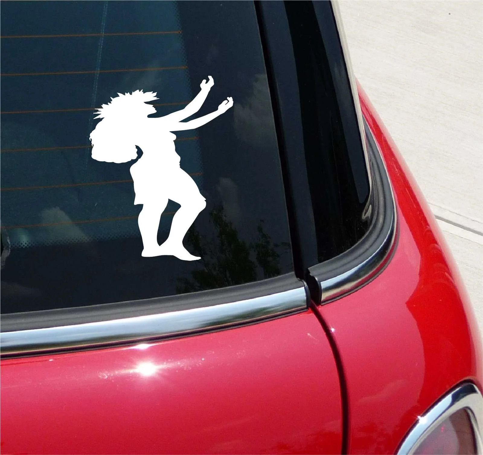 HULA DANCER HAWAII HULAS DANCE GRAPHIC DECAL STICKER ART CAR WALL DECOR