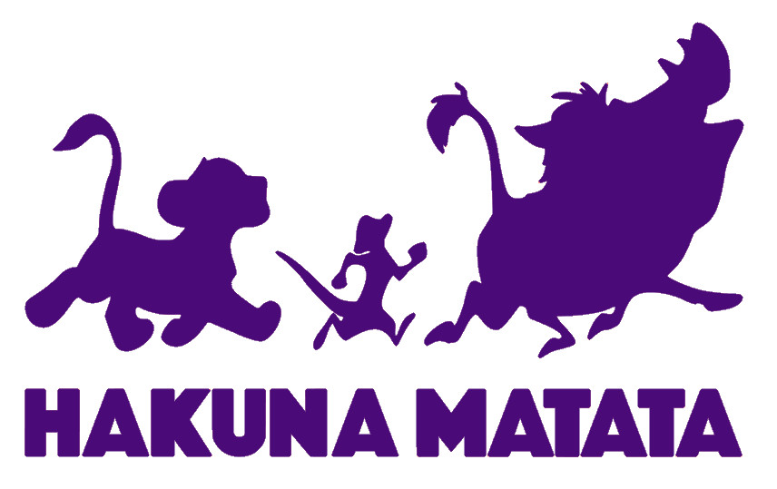 HAKUNA MATATA, THE LION KING , Decal Sticker for Car, Laptop