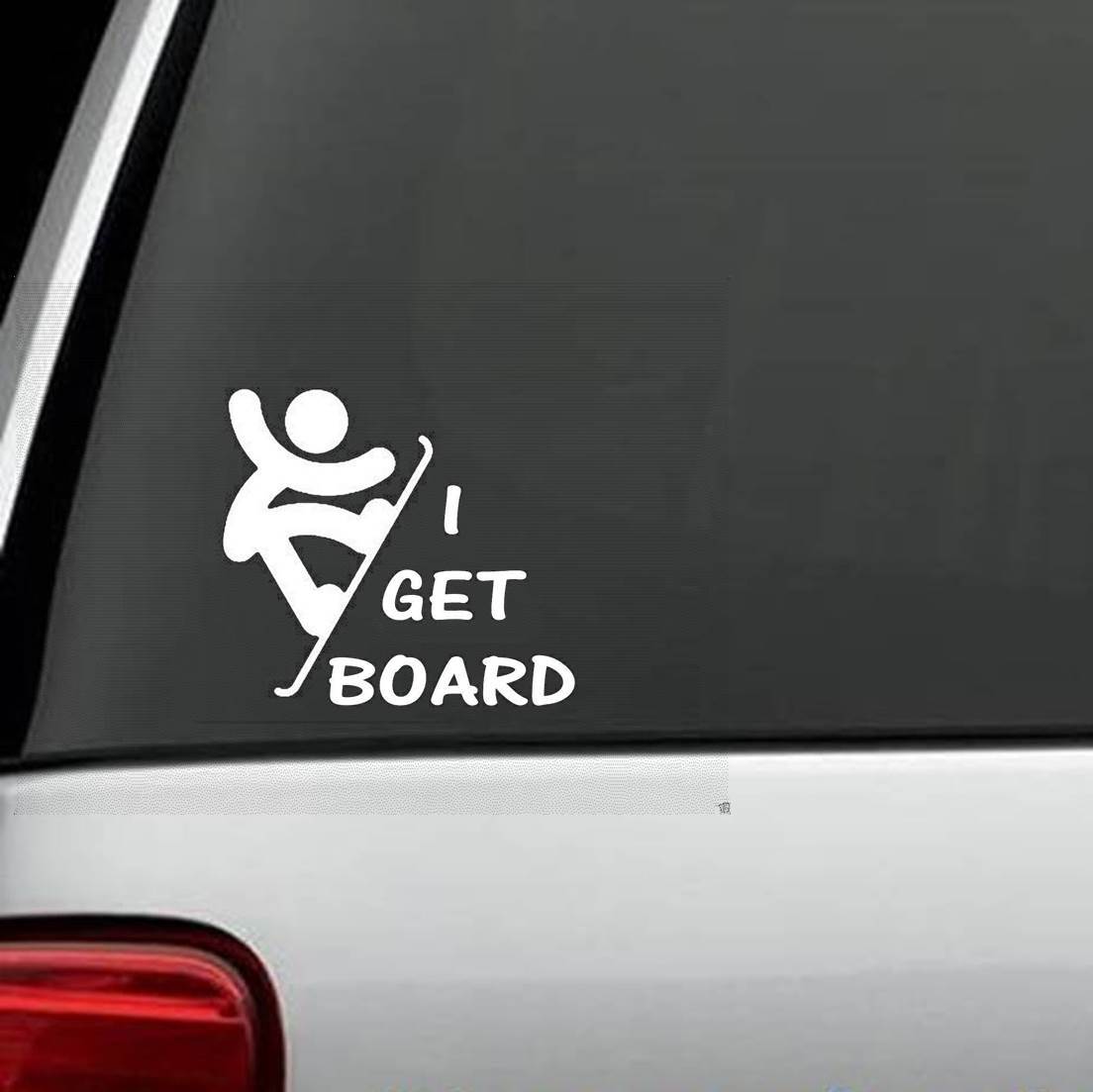 Funny Snowboard Snowboarding Decal Sticker for Car Window Olympics