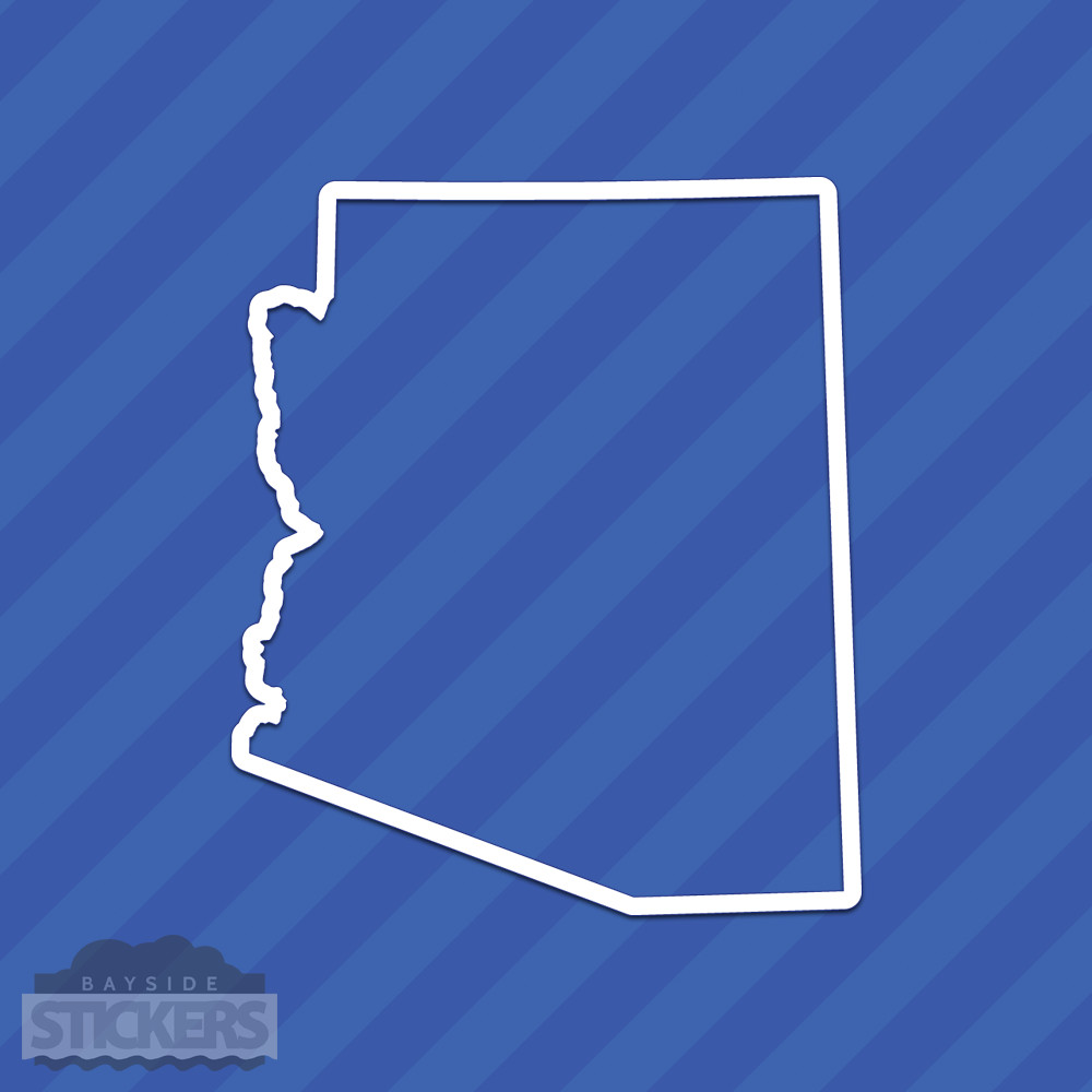 Arizona AZ State Outline Vinyl Decal Sticker