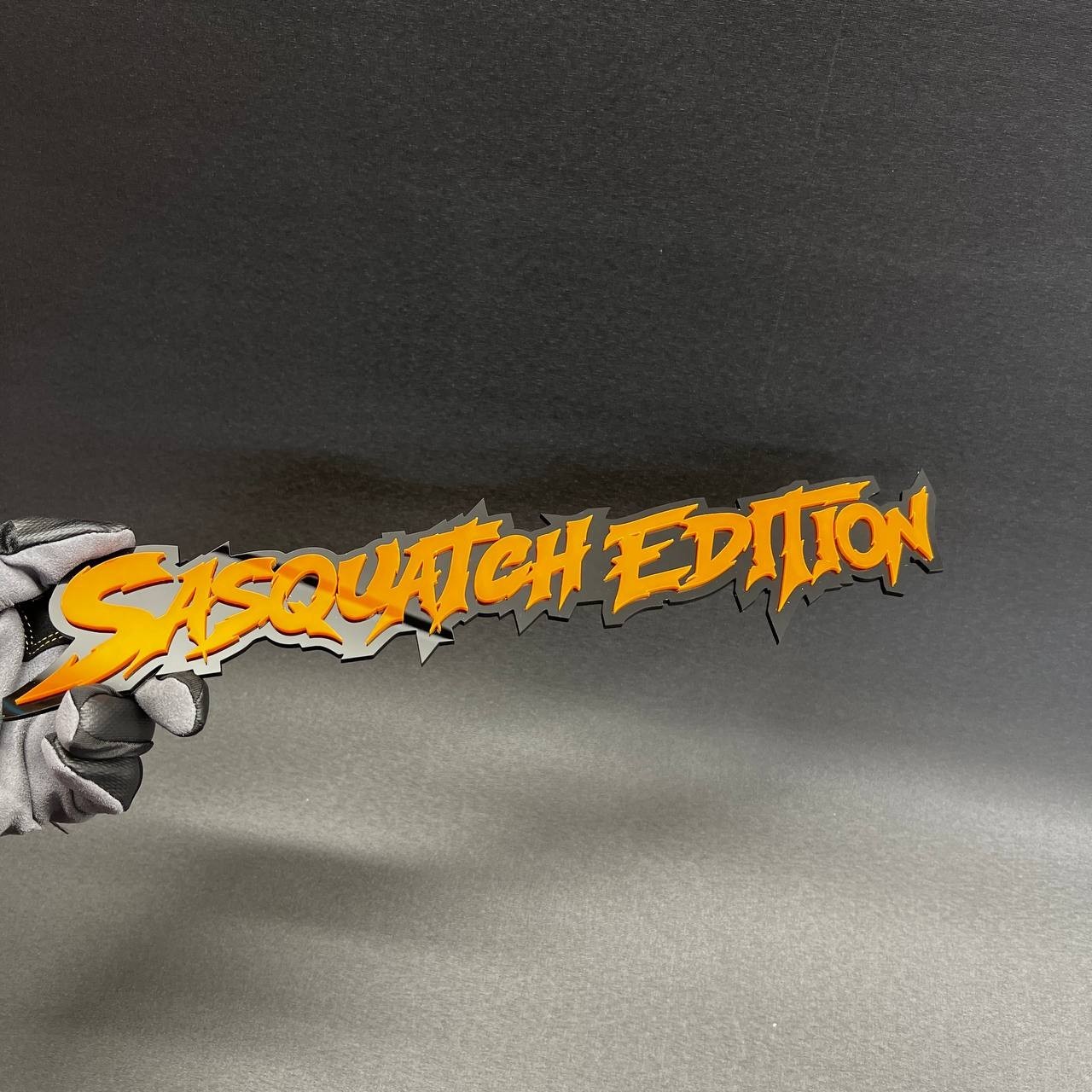 1X SASQUATCH EDITION Custom 3D Text Car Badge Fender Emblem Tailgate Toolbox