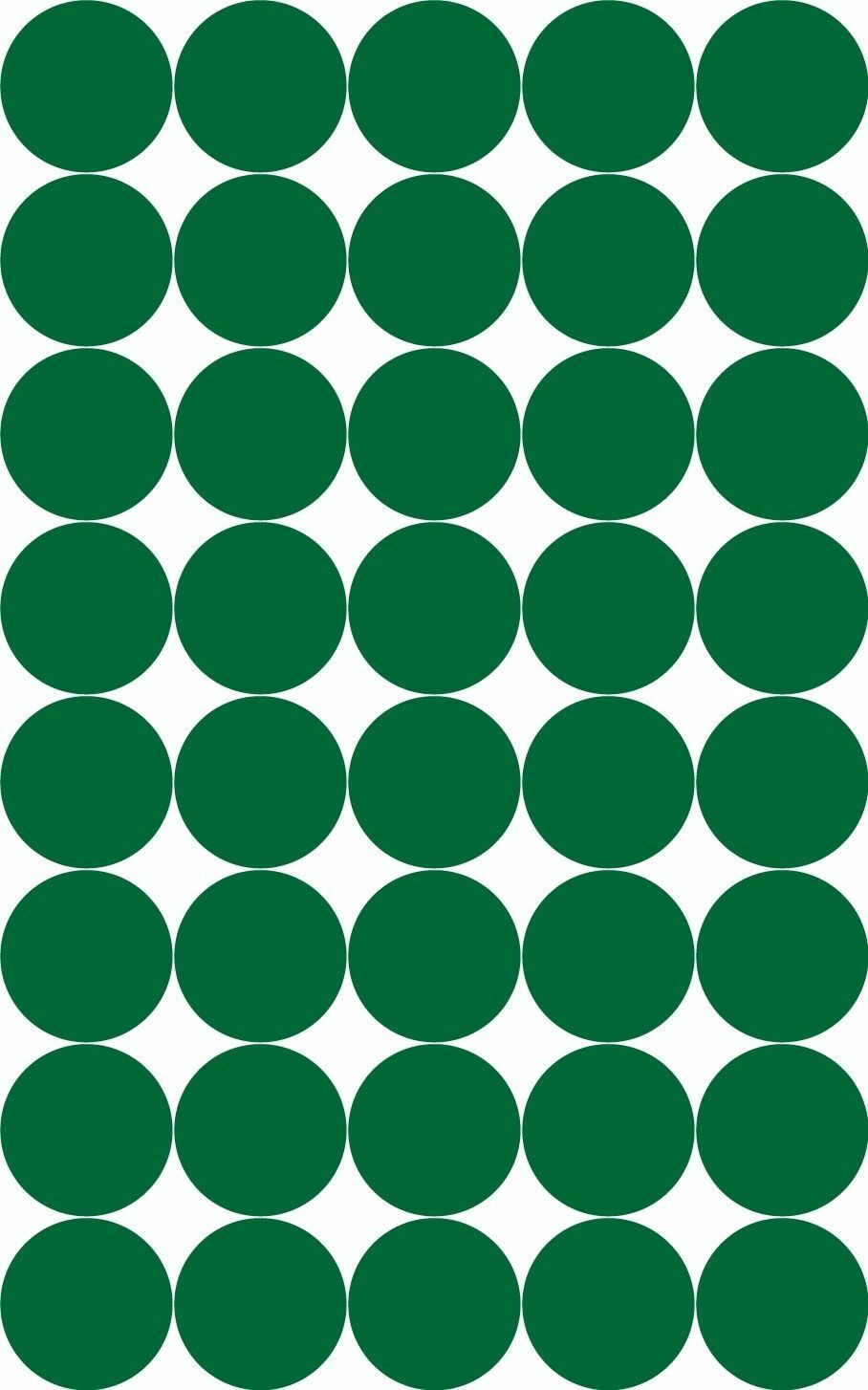 40 POLKA DOTS 2 1/2 Inch Vinyl Stickers. Wall Decal Circles 2.5 Inch Color Dot